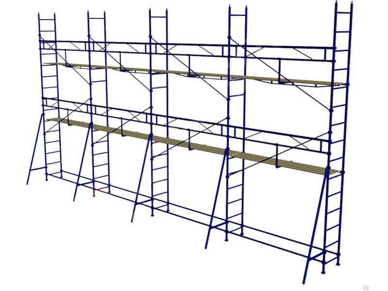 Строительные леса чертеж